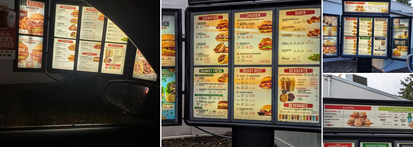 Arby's Menu