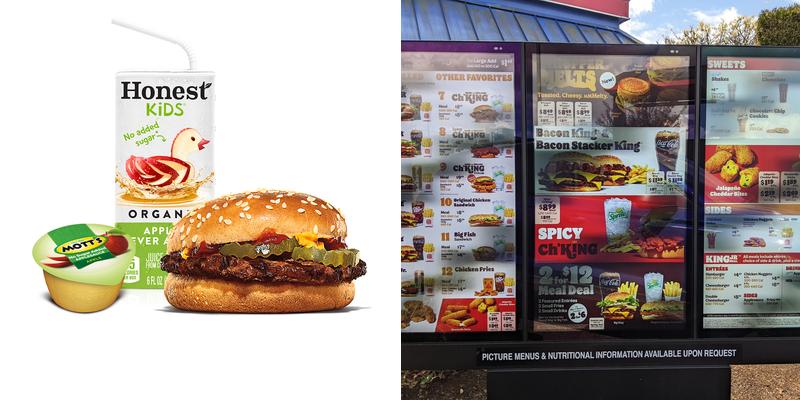 Burger King Menu