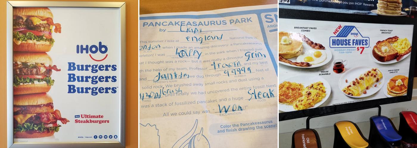 IHOP Menu