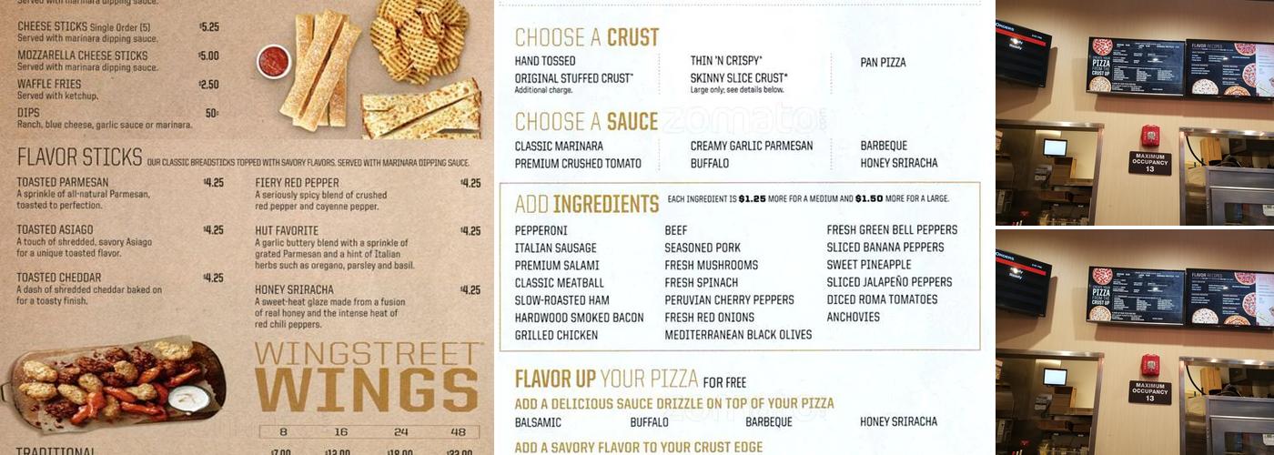 Pizza Hut Menu