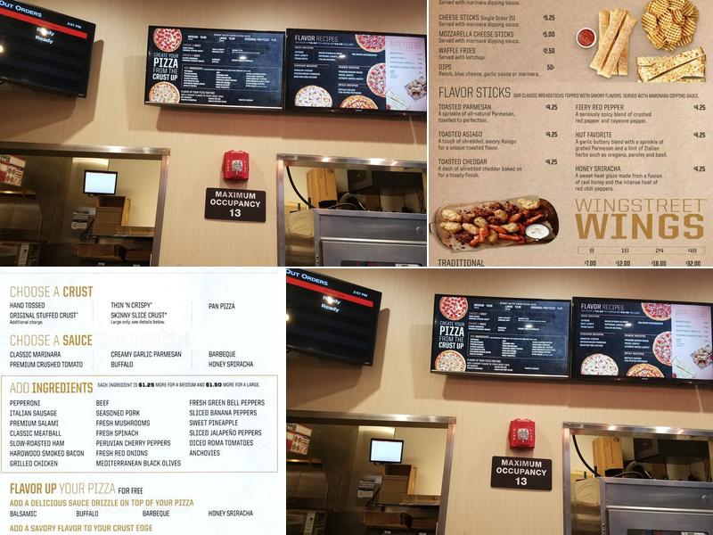 Pizza Hut Menu