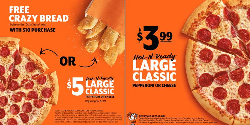 Little Caesars Pizza Menu