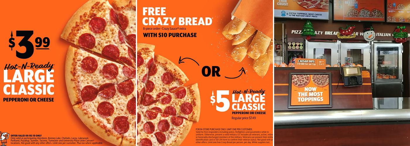 Little Caesars Pizza Menu