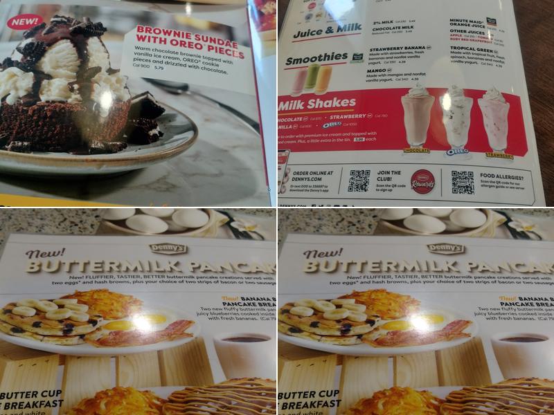 Denny's Menu