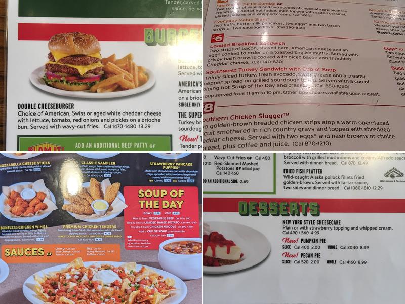 Denny's Menu