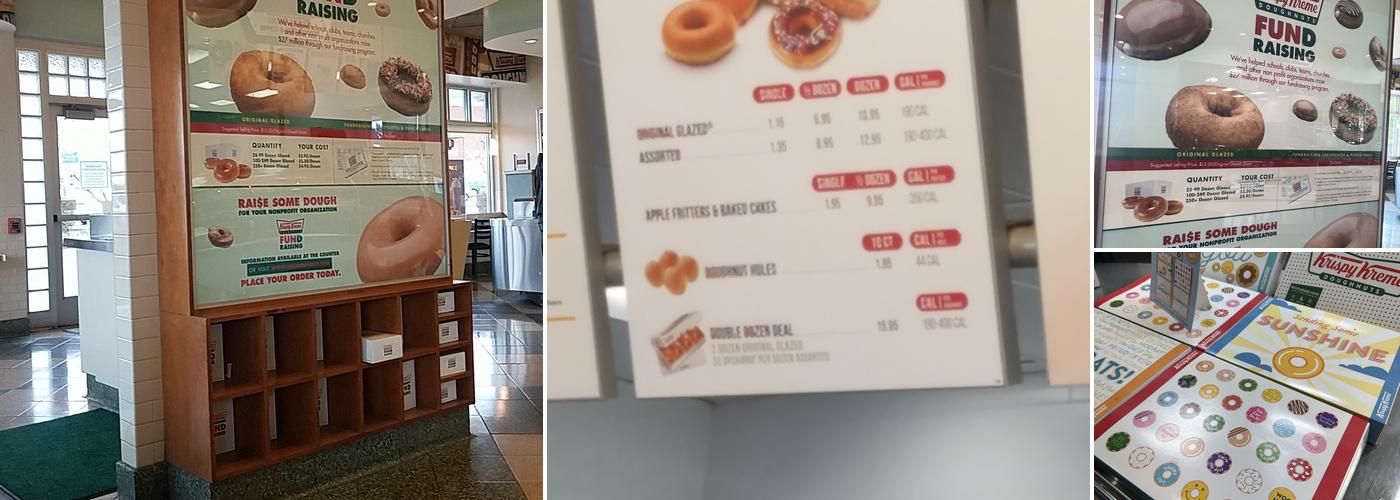 Krispy Kreme Menu