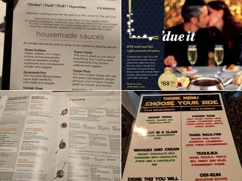 The Melting Pot - Tacoma Menu