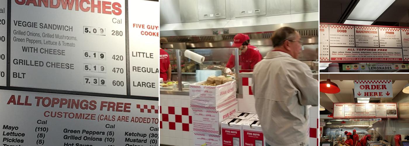 Five Guys Menu