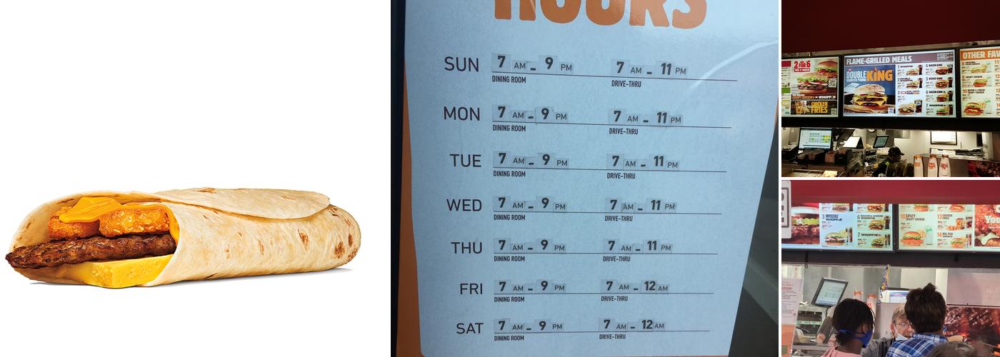 Burger King Menu