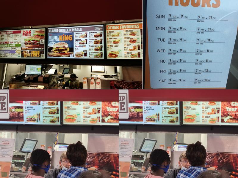 Burger King Menu