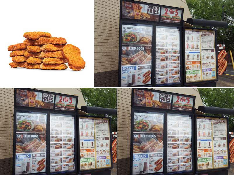 Burger King Menu