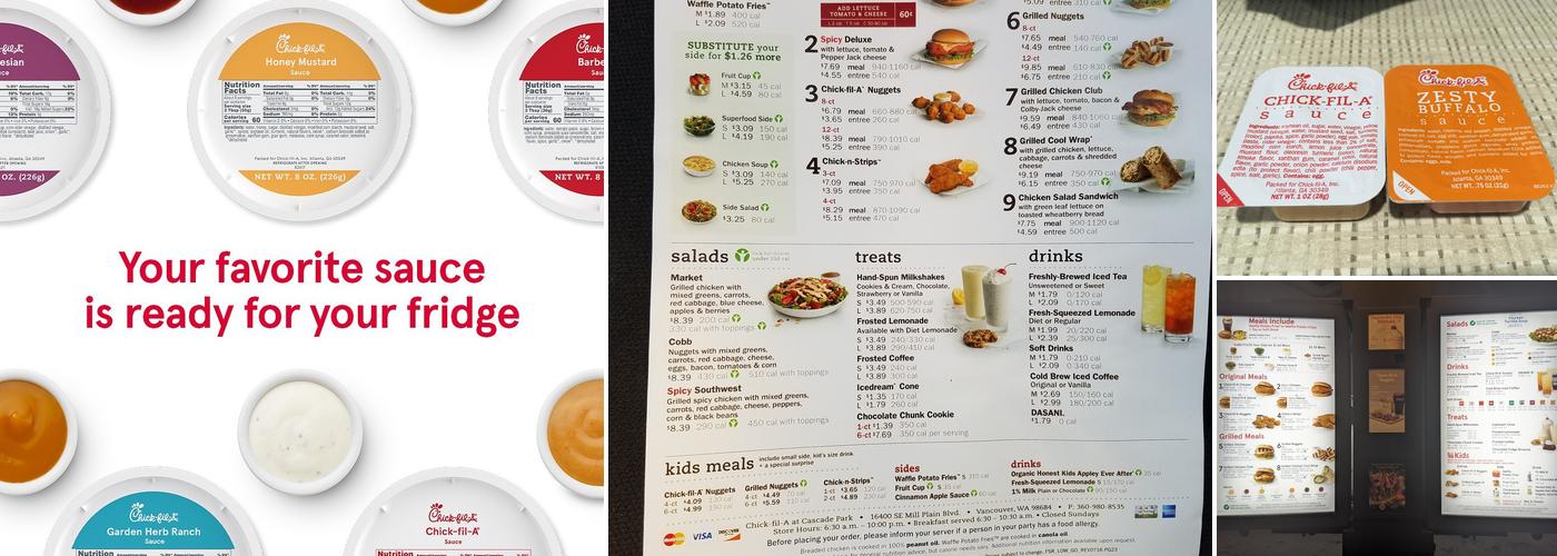 Chick-fil-A Menu
