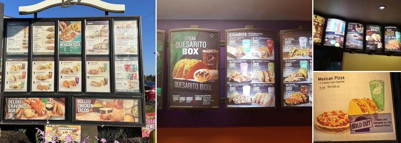 Taco Bell Menu
