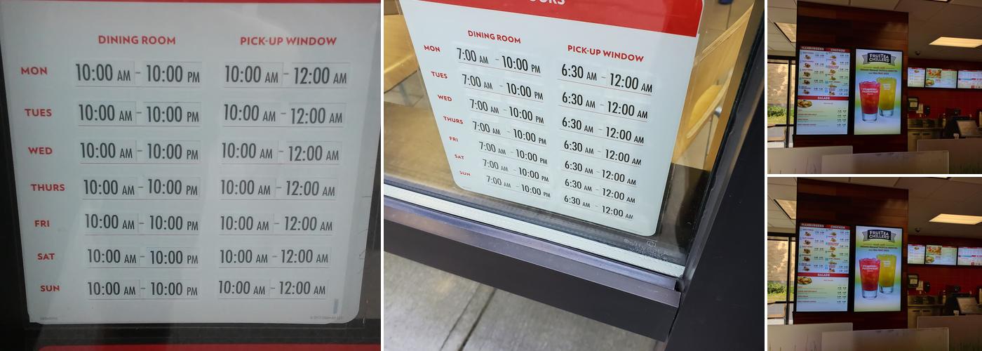 Wendy's Menu