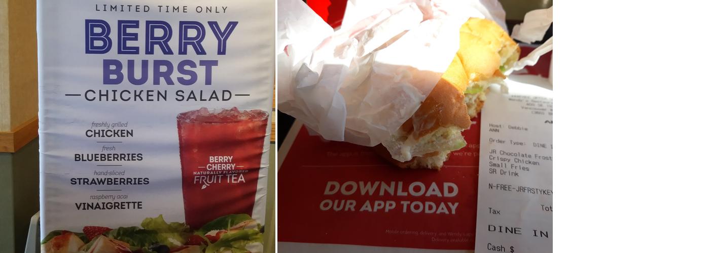 Wendy's Menu