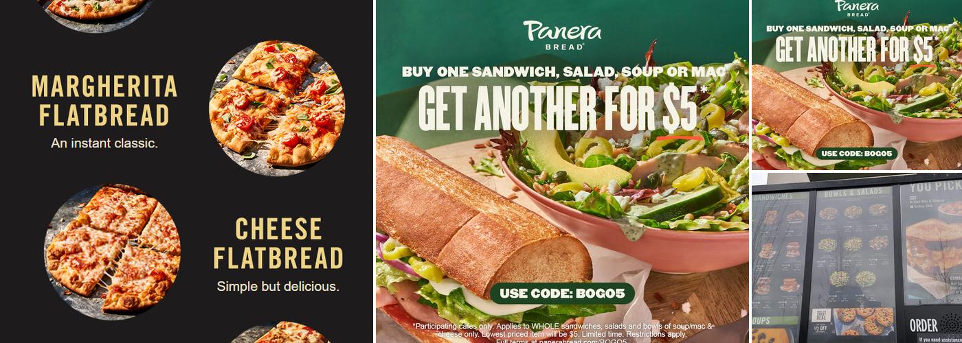 Panera Bread Menu