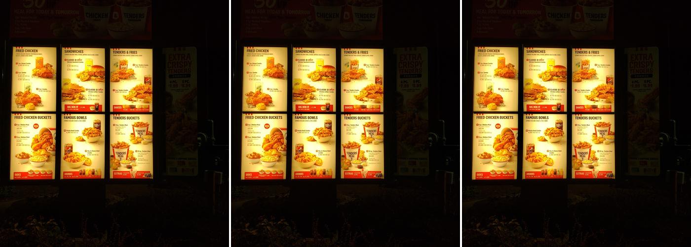 KFC Menu