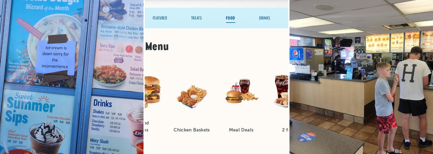 Dairy Queen Menu