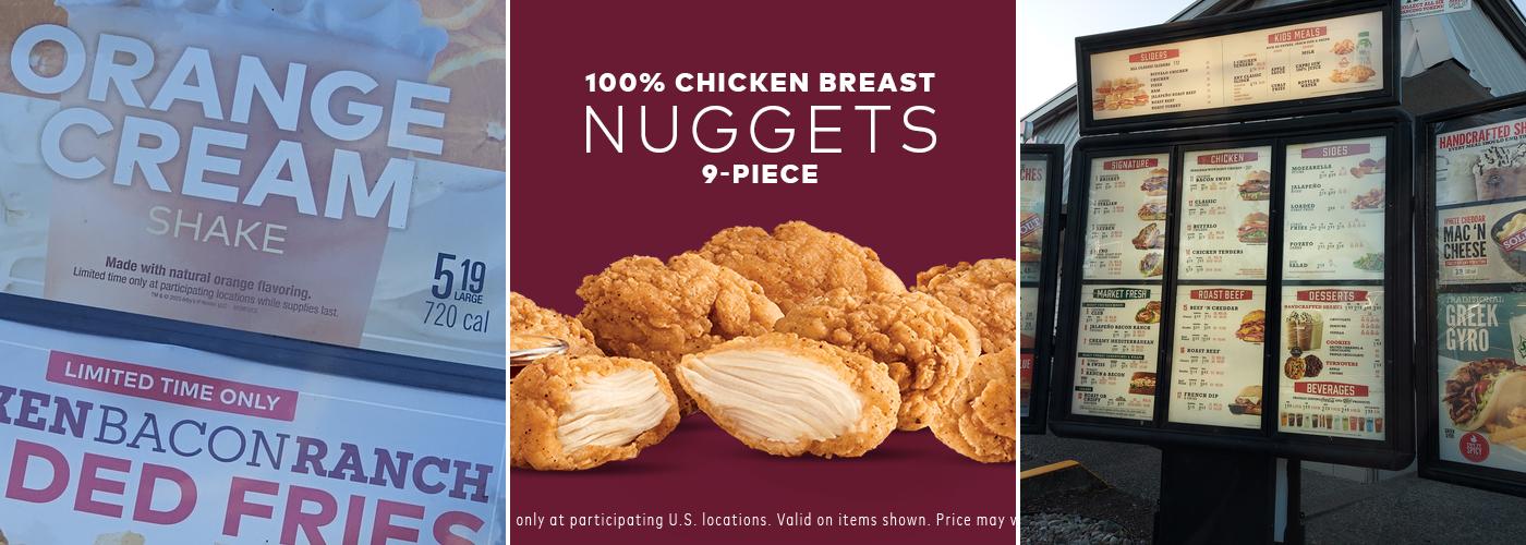 Arby's Menu