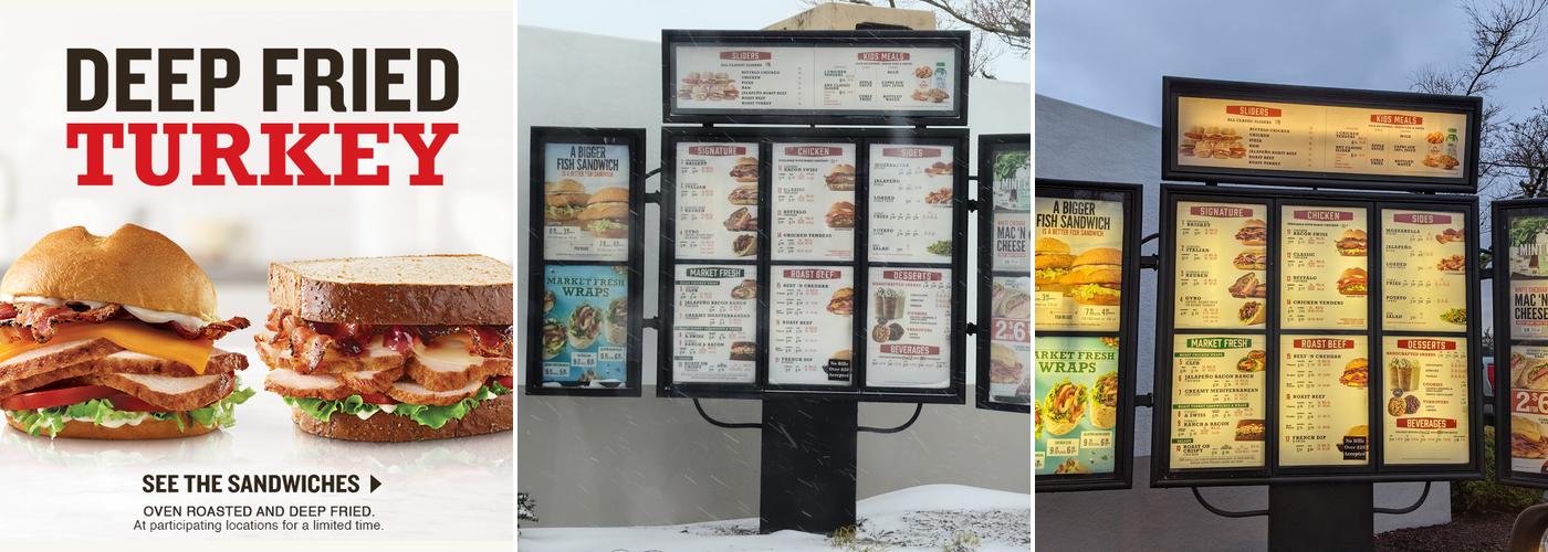 Arby's Menu