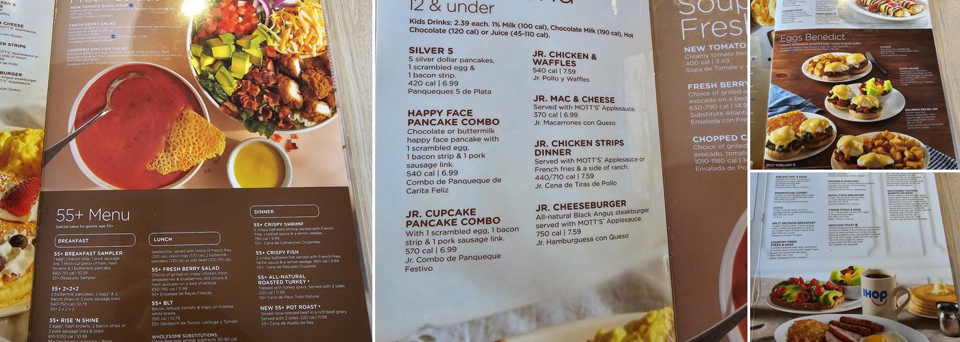 IHOP Menu