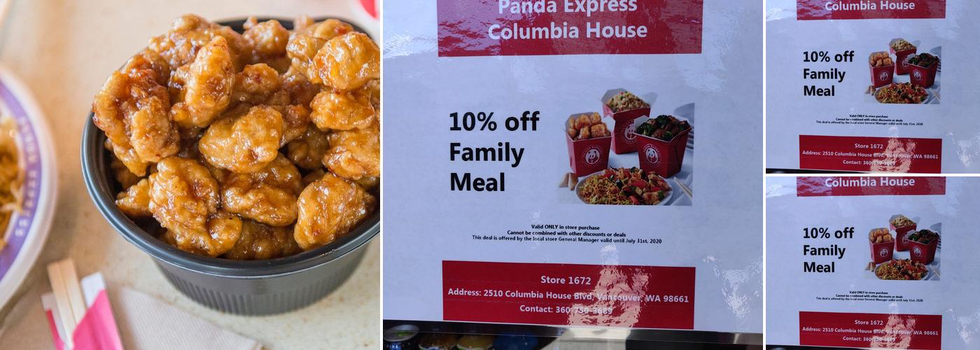 Panda Express Menu