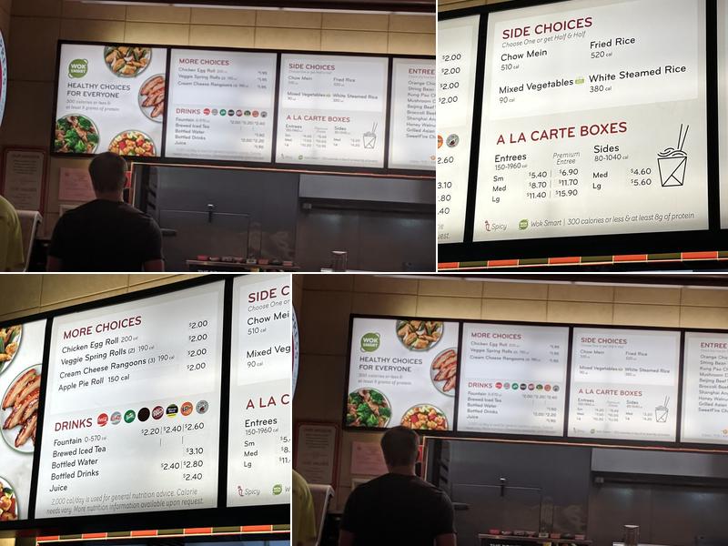 Panda Express Menu