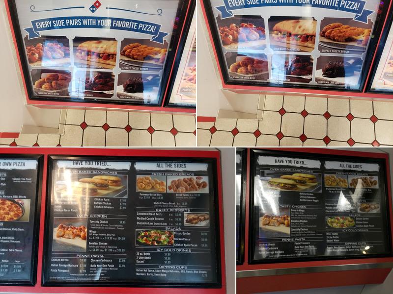 Domino's Pizza Menu