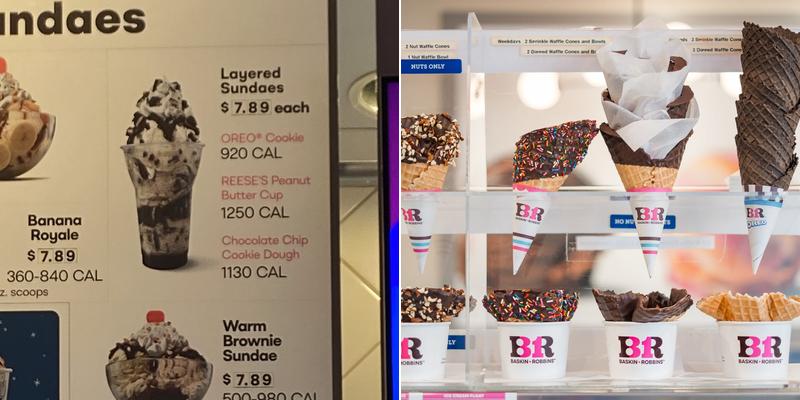 Baskin-Robbins Menu
