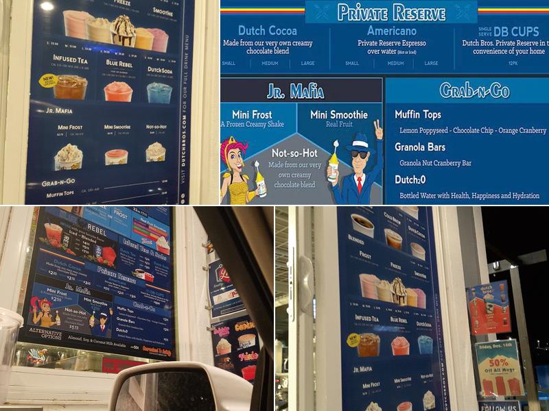 Dutch Bros Coffee Menu