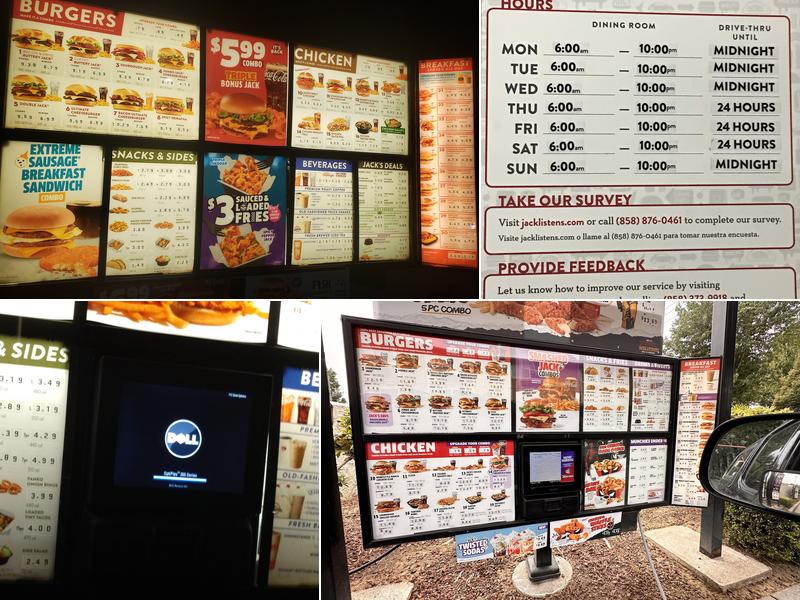 Jack in the Box Menu