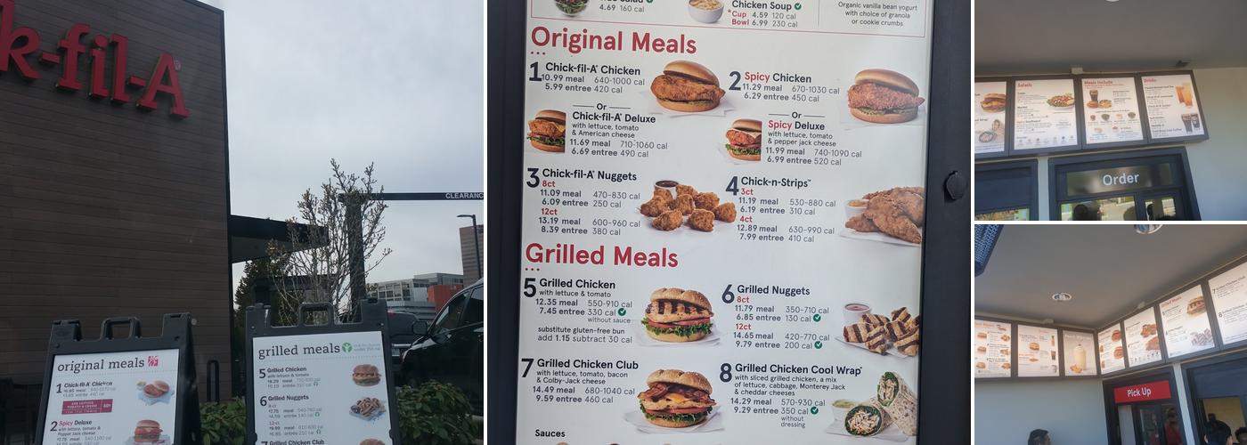 Chick-fil-A Menu