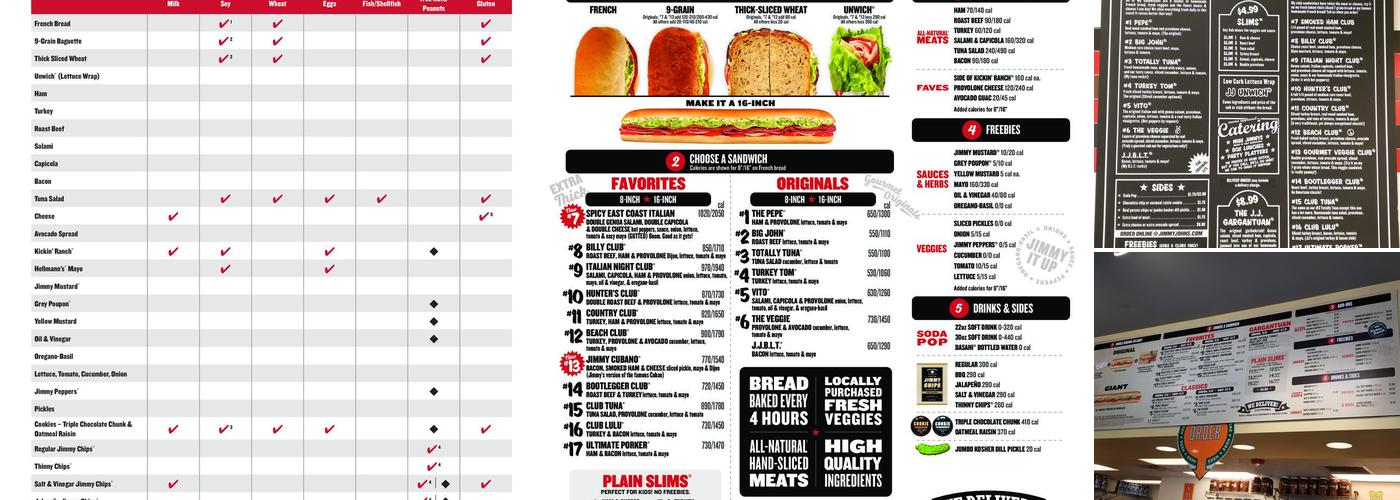 Jimmy John's Menu