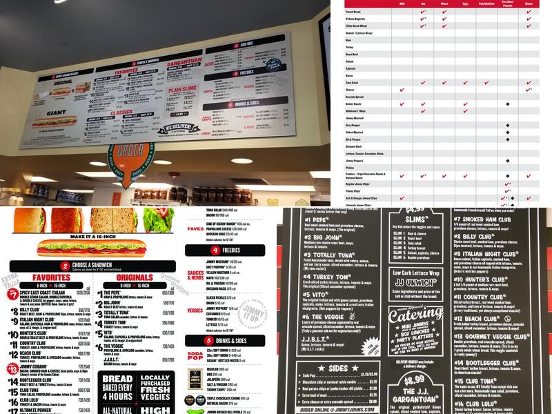 Jimmy John's Menu