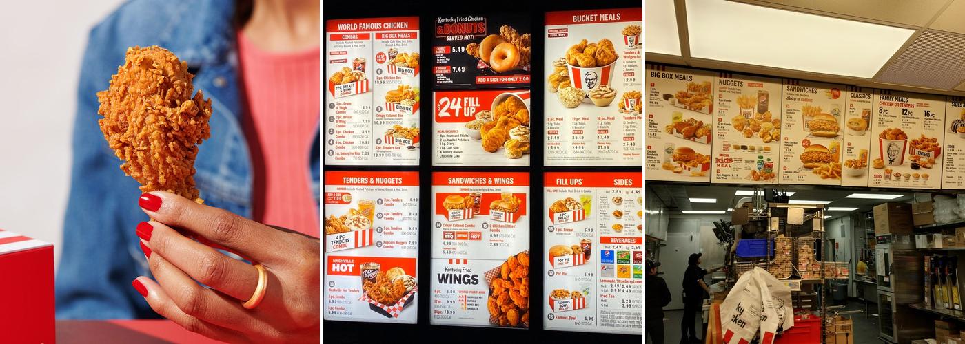 KFC Menu
