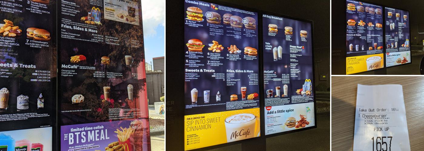 McDonald's Menu