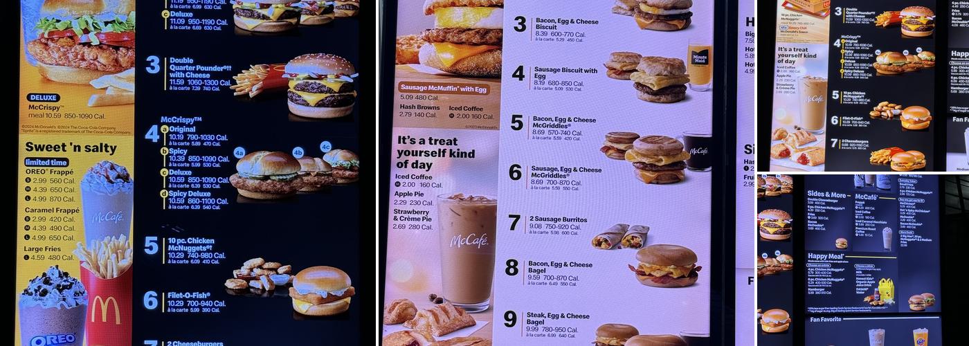 McDonald's Menu