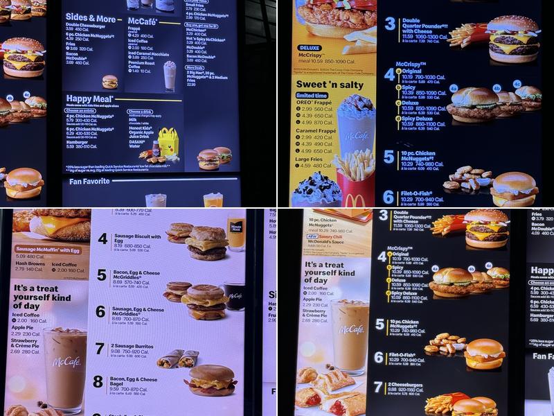 McDonald's Menu