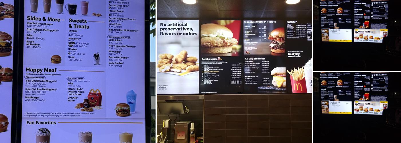 McDonald's Menu