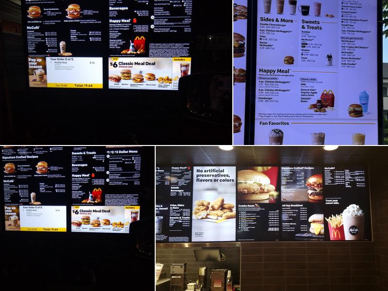 McDonald's Menu