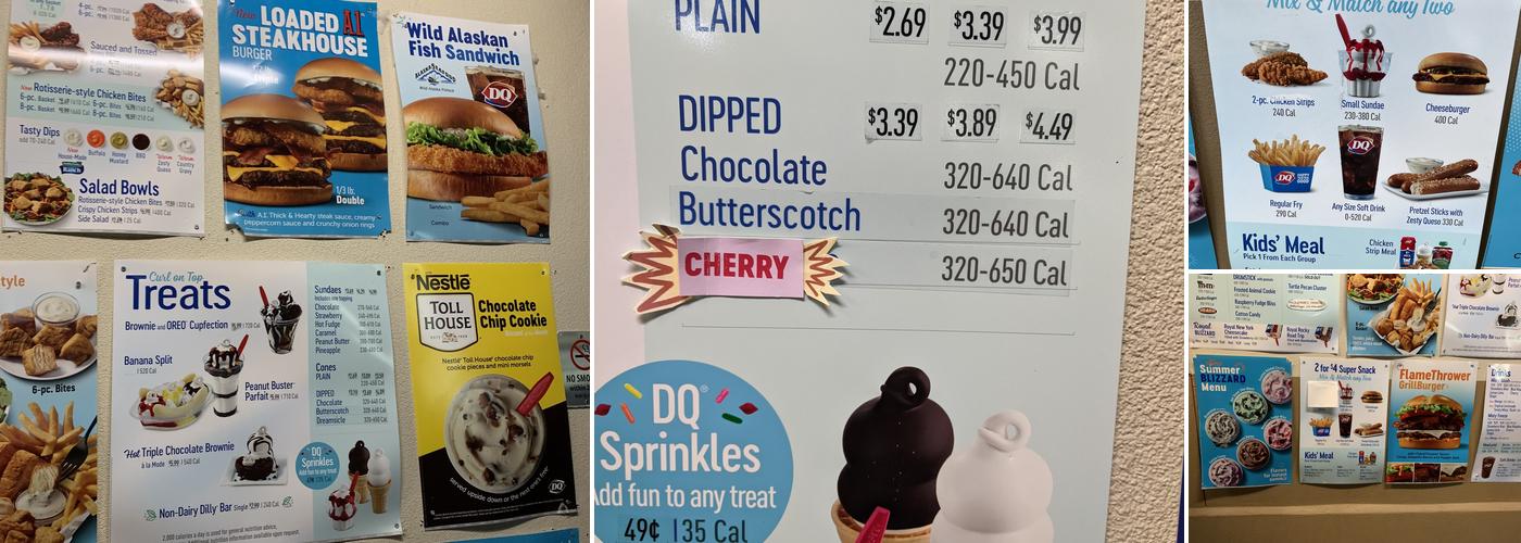 Dairy Queen Grill & Chill Menu