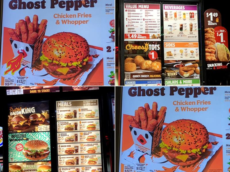 Burger King Menu