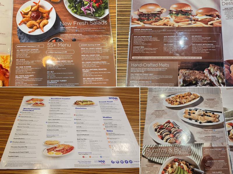 IHOP Menu