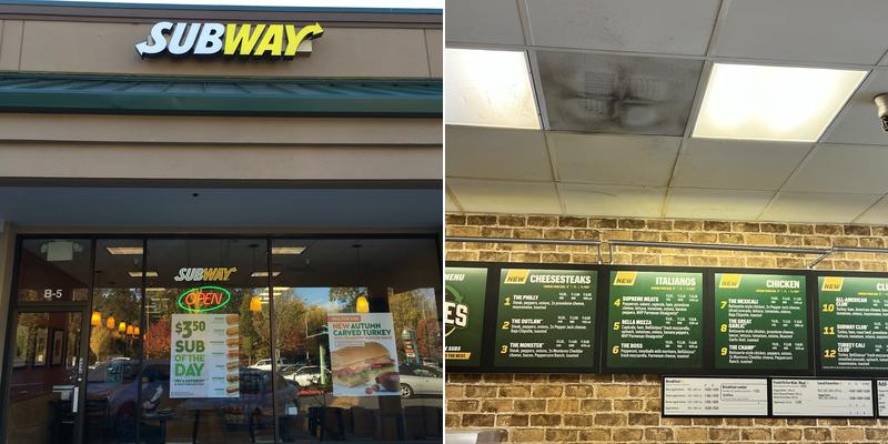 Subway Menu