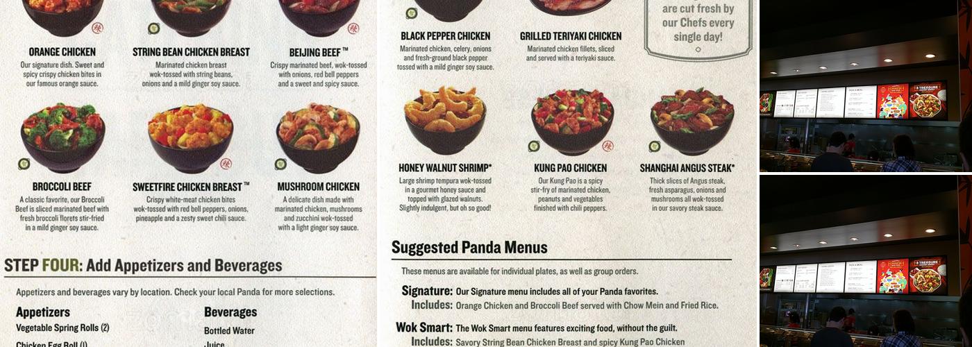 Panda Express Menu