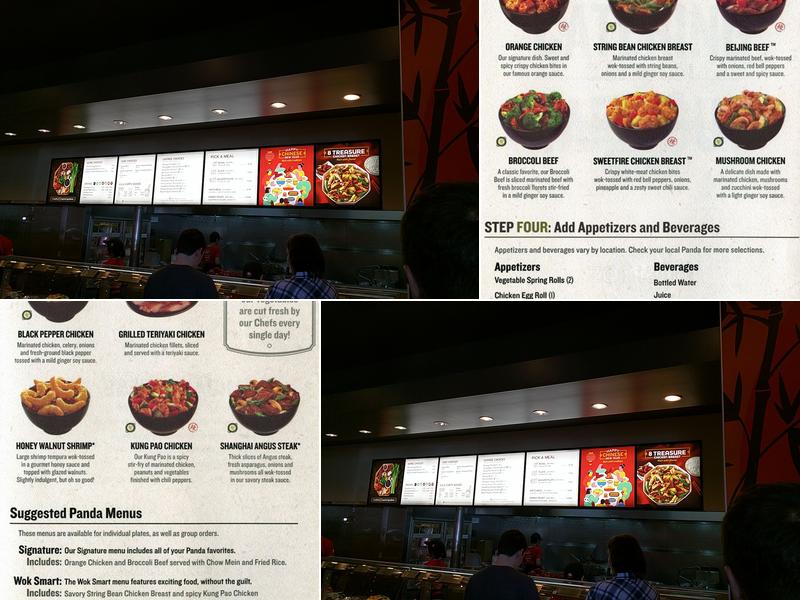 Panda Express Menu