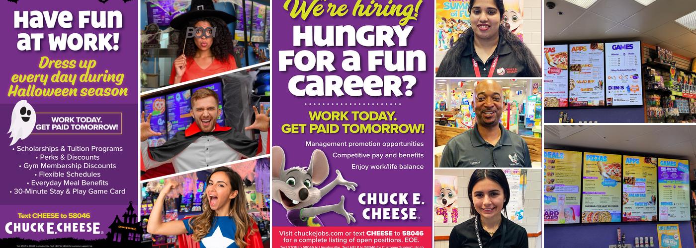 Chuck E. Cheese Menu