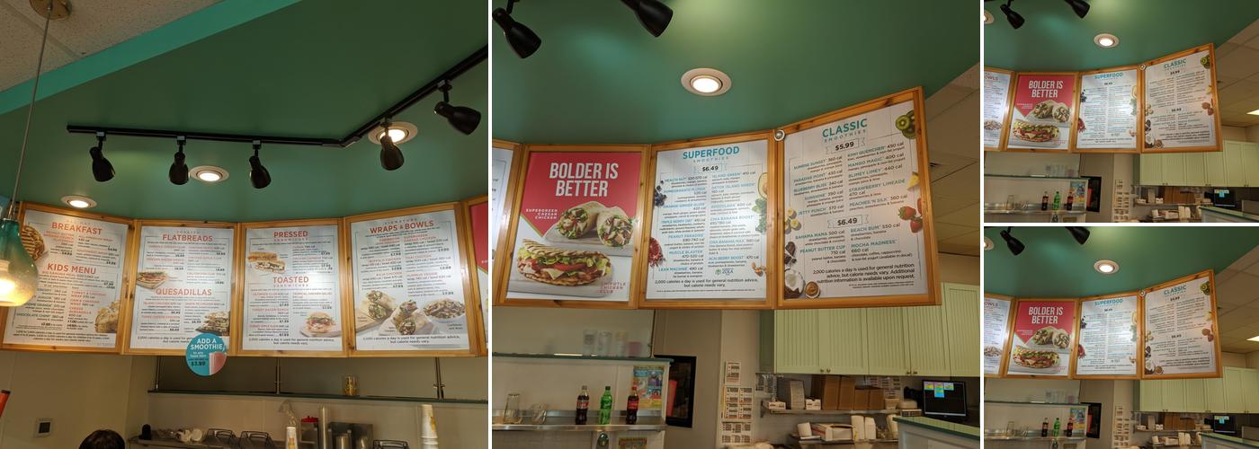 Tropical Smoothie Cafe Menu