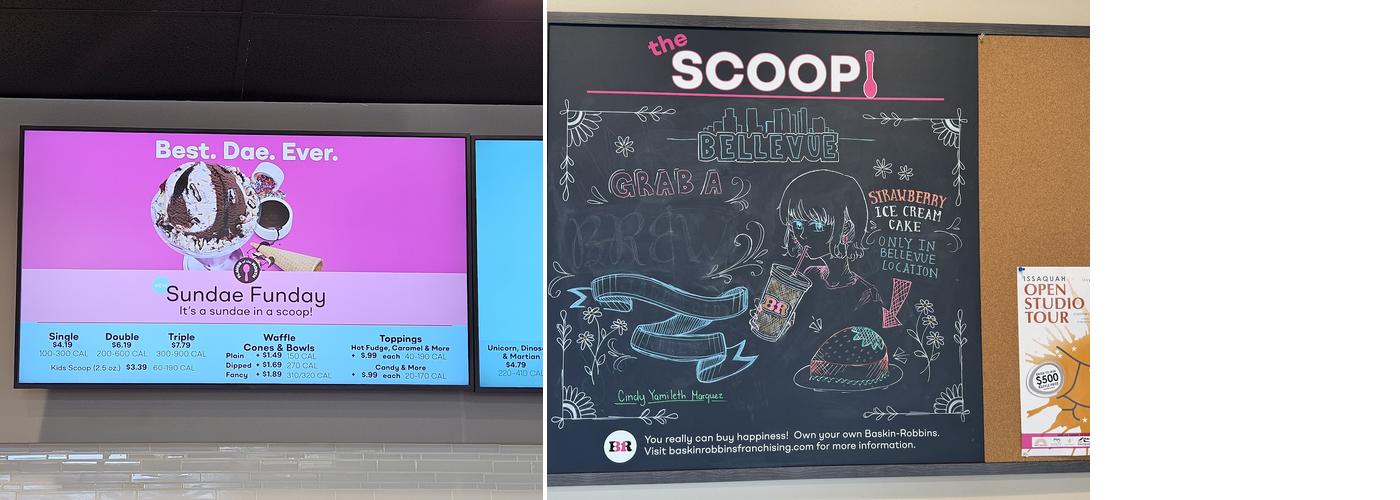 Baskin-Robbins Menu