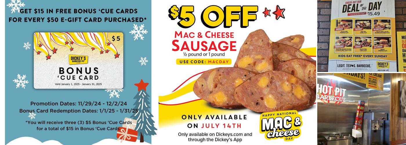 Dickey's Barbecue Pit Menu